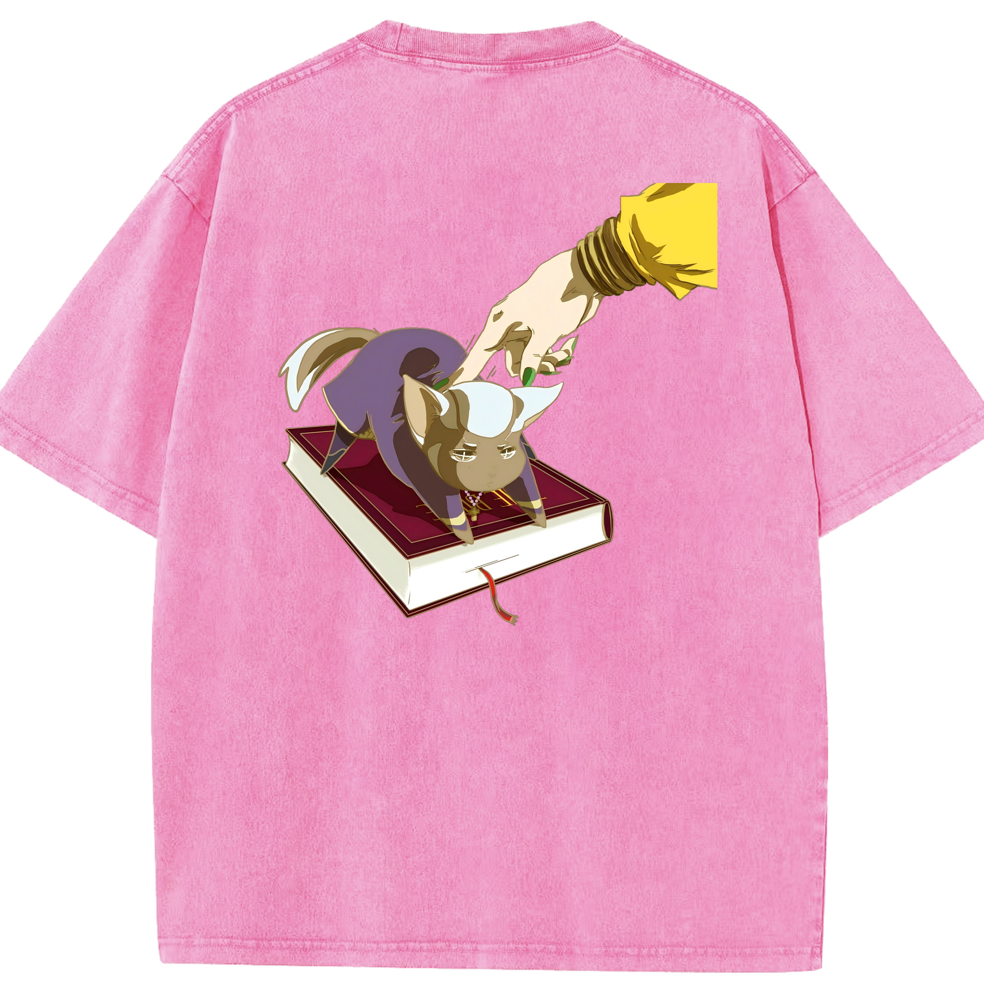 （画像用） ジョジョの奇妙な冒険 JoJo's Bizarre Adventure 綿100% ヴィンテージ風 半袖Tシャツ（背面プリント）